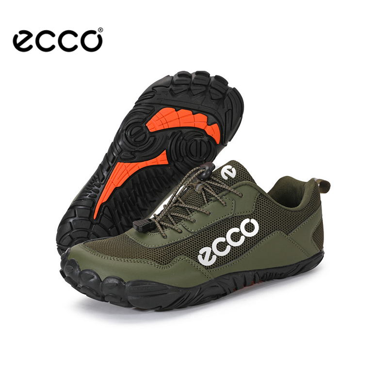 ECCO® 最新の男性用カジュアルシューズ、通気性、滑り止め、衝撃吸収性