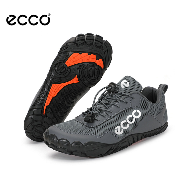 ECCO® 最新の男性用カジュアルシューズ、通気性、滑り止め、衝撃吸収性