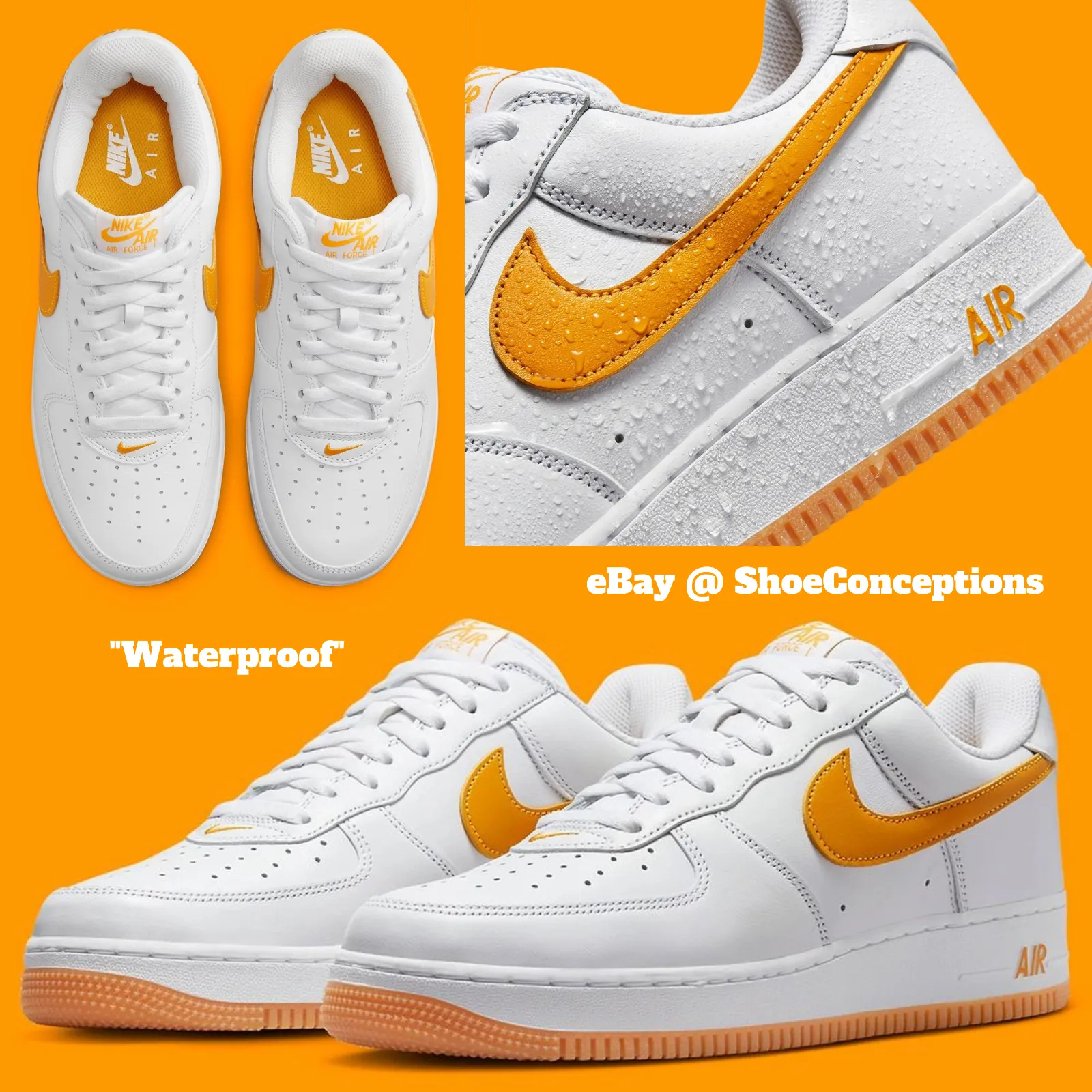 ナイキ Air Force 1 Low Retro QS University Gold FD7039-100 AF1 シューズスニーカー